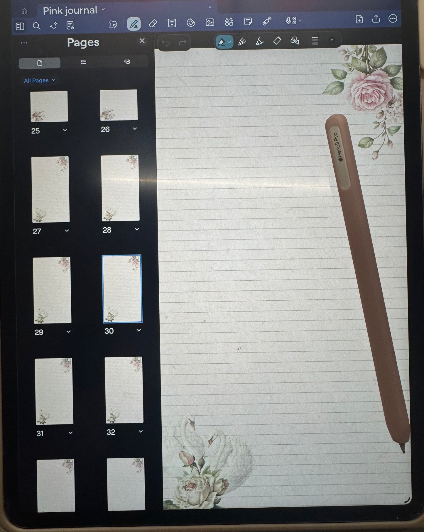 Pink Digital Journal | Self-Love & Reflection Journal