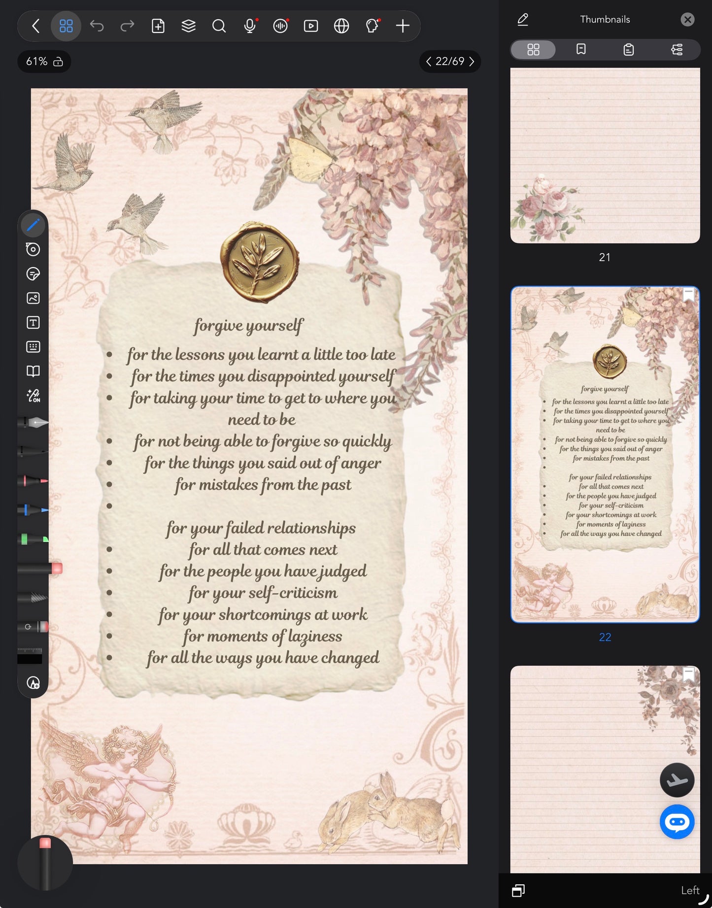 Pink Digital Journal | Self-Love & Reflection Journal