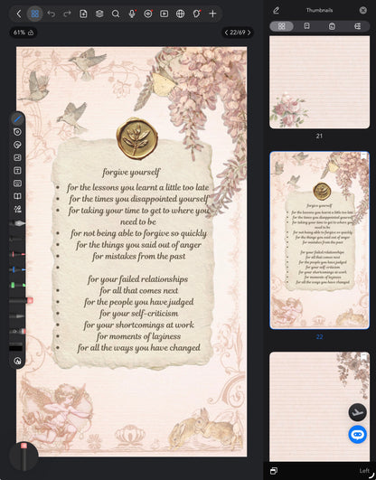 Pink Digital Journal | Self-Love & Reflection Journal